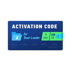 Активаційний код Boot Loader 2.0 1 рік, 150 ГБ 