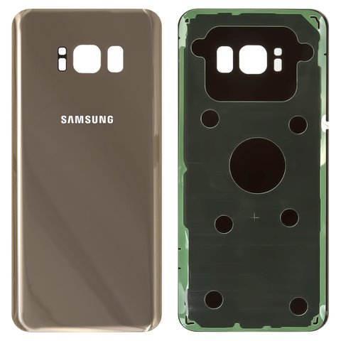Задняя панель корпуса для Samsung G950F Galaxy S8, G950FD Galaxy S8, золотистая, Original PRC , maple gold