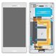 Дисплей для Sony E2303 Xperia M4 Aqua LTE, E2306 Xperia M4 Aqua, E2353 Xperia M4 Aqua, білий, Original (PRC)