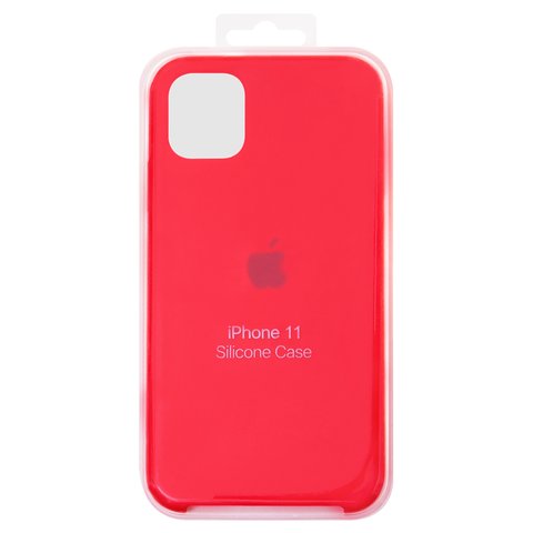 Чехол для Apple iPhone 11, красный, Original Soft Case, силикон, red 14 