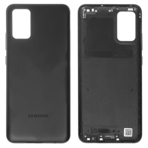 Задняя панель корпуса для Samsung A025F DS Galaxy A02s, черная