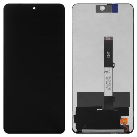 Дисплей для Xiaomi Redmi Note 9 Pro 5G, черный, без рамки, Original PRC , M2007J17C