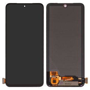 Дисплей для Xiaomi Poco M5s, Redmi Note 10, Redmi Note 10S, черный, без рамки, High Copy, OLED , M2101K7AI, M2101K7AG