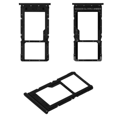 Тримач SIM карти для Xiaomi Redmi Note 10 5G, сірий, graphite gray