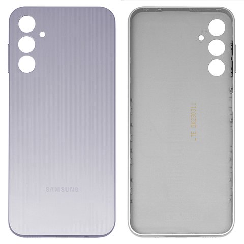 Задняя панель корпуса для Samsung A145 Galaxy A14, серебристая