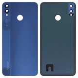 Задня панель корпуса для Huawei Honor 8X, синя, із склом камери