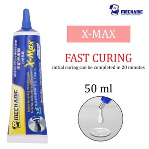 Клей герметик Mechanic X MAX, для приклеювання дисплея сенсорного екрана, 50 мл, прозорий