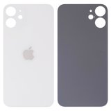 Задня панель корпуса для iPhone 12 mini, біла, не потрібно знімати скло камери, Original (PRC), big hole