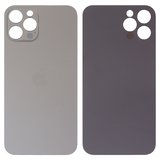 Задняя панель корпуса для iPhone 12 Pro, серая, не нужно снимать стекло камеры, Original (PRC), big hole, graphite