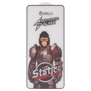 Захисне скло Gorilla для Xiaomi Poco X6, Poco X6 Pro 5G, Redmi Note 13 5G, Redmi Note 13 Pro 4G, Redmi Note 13 Pro 5G, Redmi Note 14 4G, Redmi Note 14 5G, сумісне з чохлом, Full Glue, Anti Static, чорний