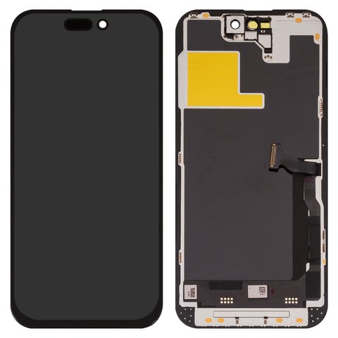 Дисплей для iPhone 14 Pro, черный, с рамкой, Copy, TFT , ZY, LTPS HD+