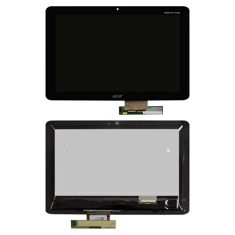 LCD compatible with Acer Iconia Tab A210, Iconia Tab A211, black, without frame 