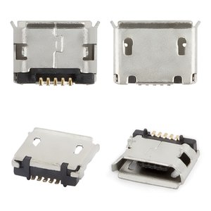 Коннектор зарядки для мобильных телефонов, 5 pin, тип 6, micro USB тип B