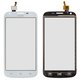 Touchscreen compatible with Huawei Ascend Y600-U20 Dual Sim, (white)