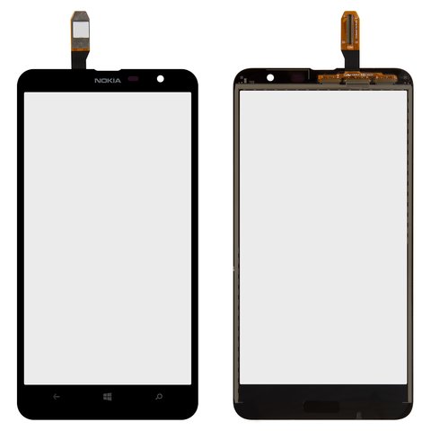 Touchscreen compatible with Nokia 1320 Lumia, black 