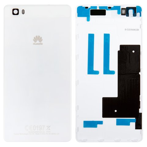 Housing Back Cover compatible with Huawei P8 Lite ALE L21 , white 