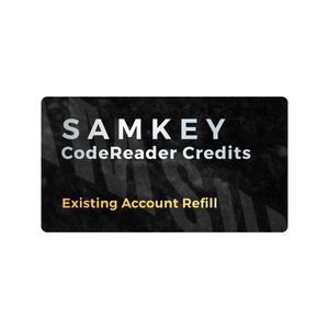 Créditos del servidor Samkey CodeReader recarga de cuenta existente 