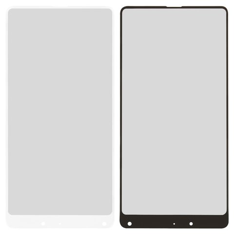 Housing Glass compatible with Xiaomi Mi Mix 2, white, MDE5 