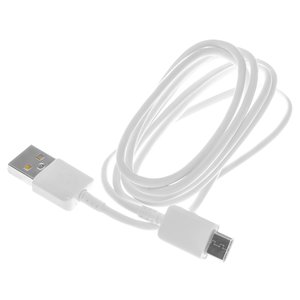Cable USB Samsung, USB tipo A, USB tipo C, 120 cm, blanco