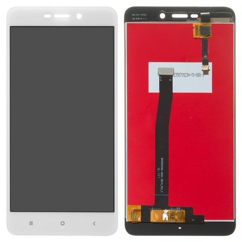 LCD compatible with Xiaomi Redmi 4A, white, grade B, without frame, High Copy, 2016117 