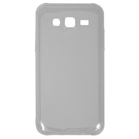 Case compatible with Samsung J500 Galaxy J5, colourless, transparent, silicone 