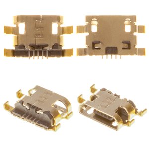 Charge Connector compatible with Xiaomi Redmi Note 4, Redmi Note 4 Global 2017 , 5 pin, micro USB type B 