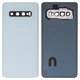 Housing Back Cover compatible with Samsung G973 Galaxy S10, (white, with camera lens)