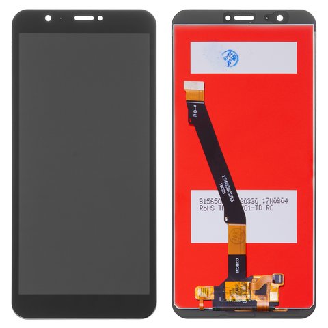 LCD compatible with Huawei Enjoy 7s, P Smart, black, grade B, without logo, without frame, High Copy, FIG L31 FIG LX1 