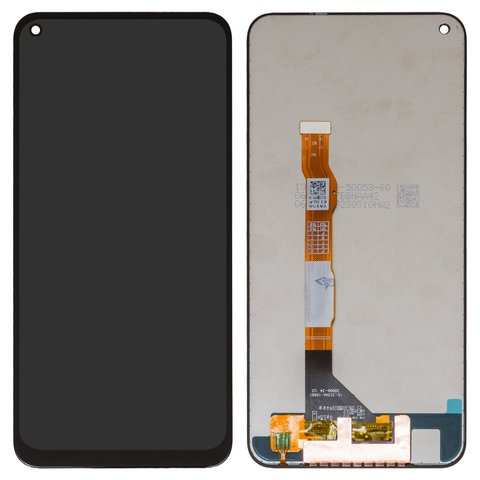 Pantalla LCD puede usarse con Vivo Y30, negro, sin marco, Original PRC 