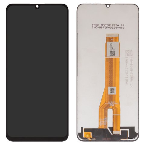 LCD compatible with Huawei Honor X7a, black, without frame, Original PRC , TXDI675EBAPU 5, RKY LX1, RKY LX2, RKY LX3 
