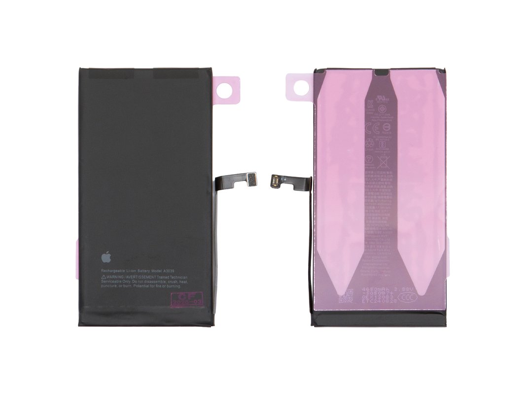 Battery compatible with iPhone 15 Plus, (Li-ion, 3.867 V, 4650 mAh