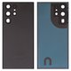Housing Back Cover compatible with Samsung S908B Galaxy S22 Ultra 5G, (black, with camera lens)