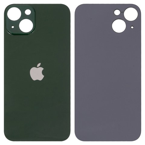 Panel trasero de carcasa puede usarse con iPhone 13, verde, no es necesario desmontar la cámara, Original PRC , big hole