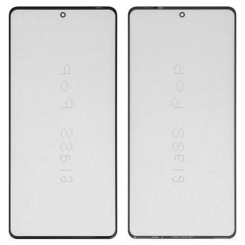 Housing Glass G+OCA PRO compatible with Tecno Camon 20, Camon 20 Premier, Camon 20 Pro, Camon 20 Pro 5G; Infinix GT 10 Pro X6739 , Note 30 Pro X678B , Note 30 VIP X6710 , with OCA film, black 