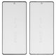 Housing Glass G+OCA PRO compatible with Tecno Pova 6 (LI7), Pova 6 Pro (LI9), (with OCA film, black)