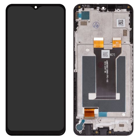 LCD compatible with ZTE Nubia Gaming Neo 5G, Nubia Neo 8150N , black, with frame, High Copy 