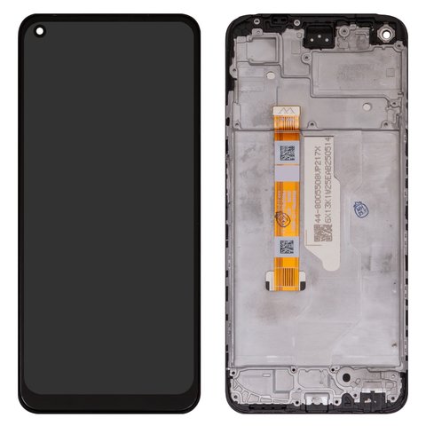 Pantalla LCD puede usarse con Oppo A96 4G, negro, con marco, High Copy, CPH2333, BS066FBM L05 MB00