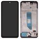 Pantalla LCD puede usarse con Xiaomi Redmi Note 14 4G, negro, con marco, Copy, (TFT), 161.5mm, 24117RN76E, EU version
