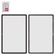 Housing Glass G+OCA PRO compatible with Samsung X810, X816  Galaxy Tab S9 Plus, (with OCA film, black)