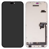 Pantalla LCD Wextom puede usarse con iPhone 16 Pro Max, negro, con marco, HC, sin error, (OLED) soft, Diagnosable, 120Hz