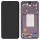 LCD compatible with Samsung S721 Galaxy S24 FE, (black, with frame, Original (PRC))