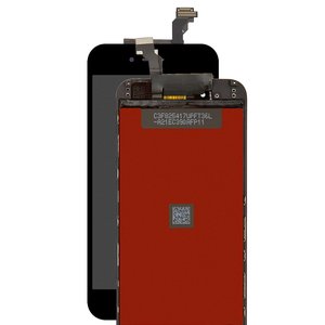 Дисплей для iPhone 6, черный, с рамкой, AAA, tianma