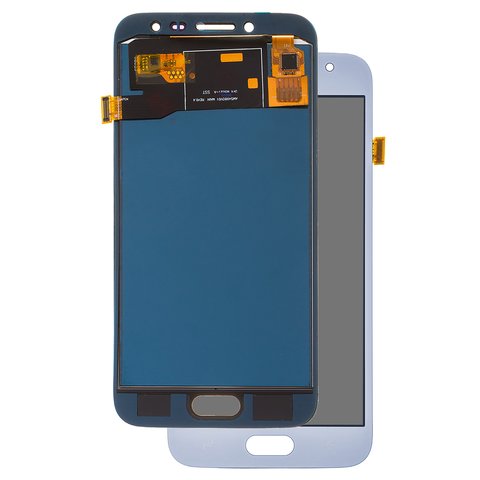 LCD compatible with Samsung J250 Galaxy J2 2018 , J250 Galaxy J2 Pro 2018 , blue, with light adjustable, Best copy, without frame, Copy, TFT  