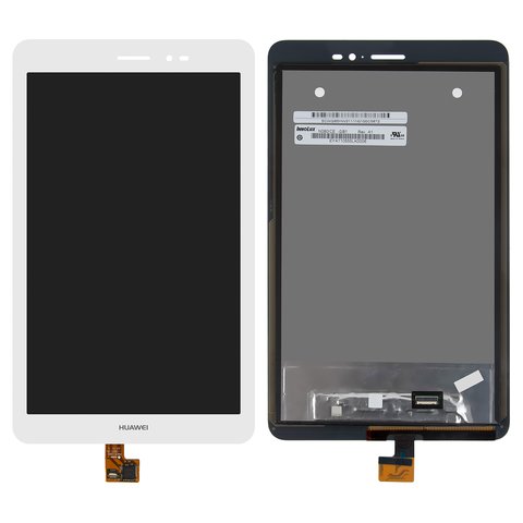 LCD compatible with Huawei MediaPad T1 8.0 S8 701u , MediaPad T1 8.0 LTE T1 821L, white, without frame  #N080ICE GB1 Rev.A1 HMCF 080 1607 V5