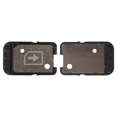 SIM Card Holder compatible with Sony F3113 Xperia XA, F3115 Xperia XA, black 