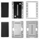 LCD Module Mould compatible with Samsung G960F Galaxy S9; YMJ 3-01, (for OCA film gluing, for glass gluing )