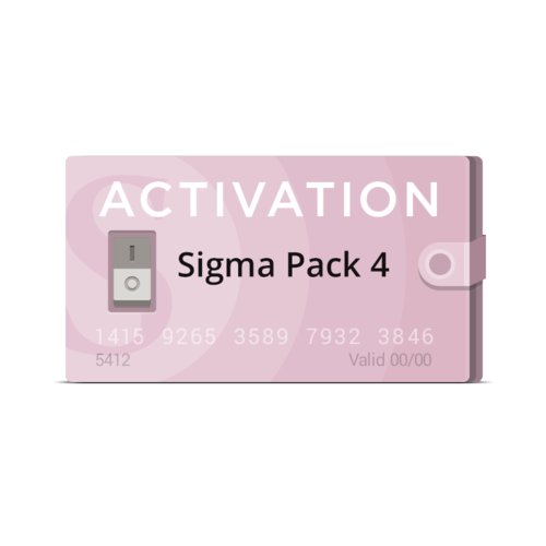 Sigma Pack 4 Activation