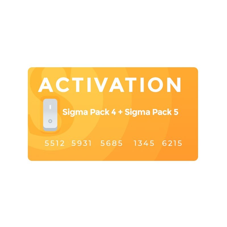 Sigma Pack 4 + Sigma Pack 5 Activation - GsmServer