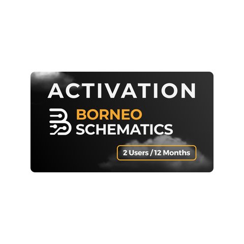 Borneo Schematics Activation 2 Users 12 Months 