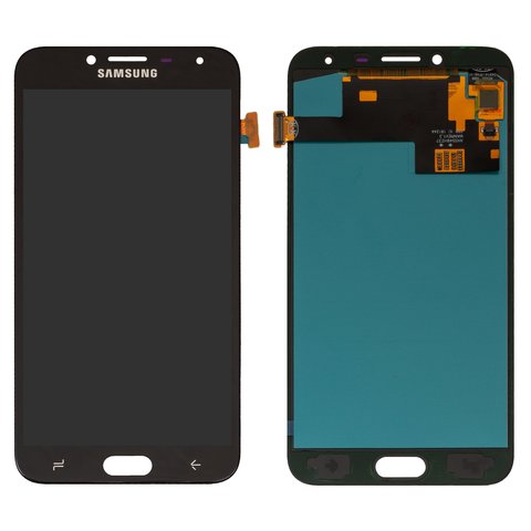 LCD compatible with Samsung J400 Galaxy J4 2018 , black, without frame, High Copy, with wide edge, OLED  